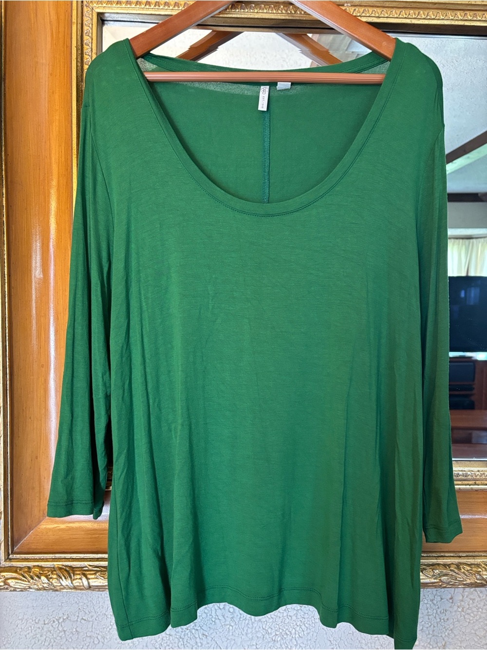 NWOT Cato Green Long Sleeve Tee - Size XL